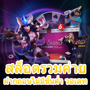 การเล่นเกม สล็อตรวมค่าย ฝากถอนไม่มีขั้นต่ำ วอเลท ได้จริง | ONE4BET